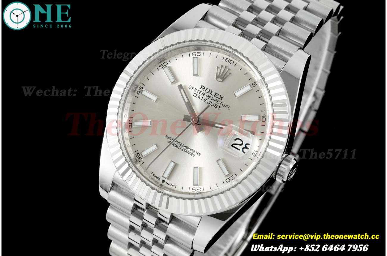 Datejust 126334 41mm Jub SS/SS SIlver/Stk GoldF JH3235 (Weighted) (Free Sprung)