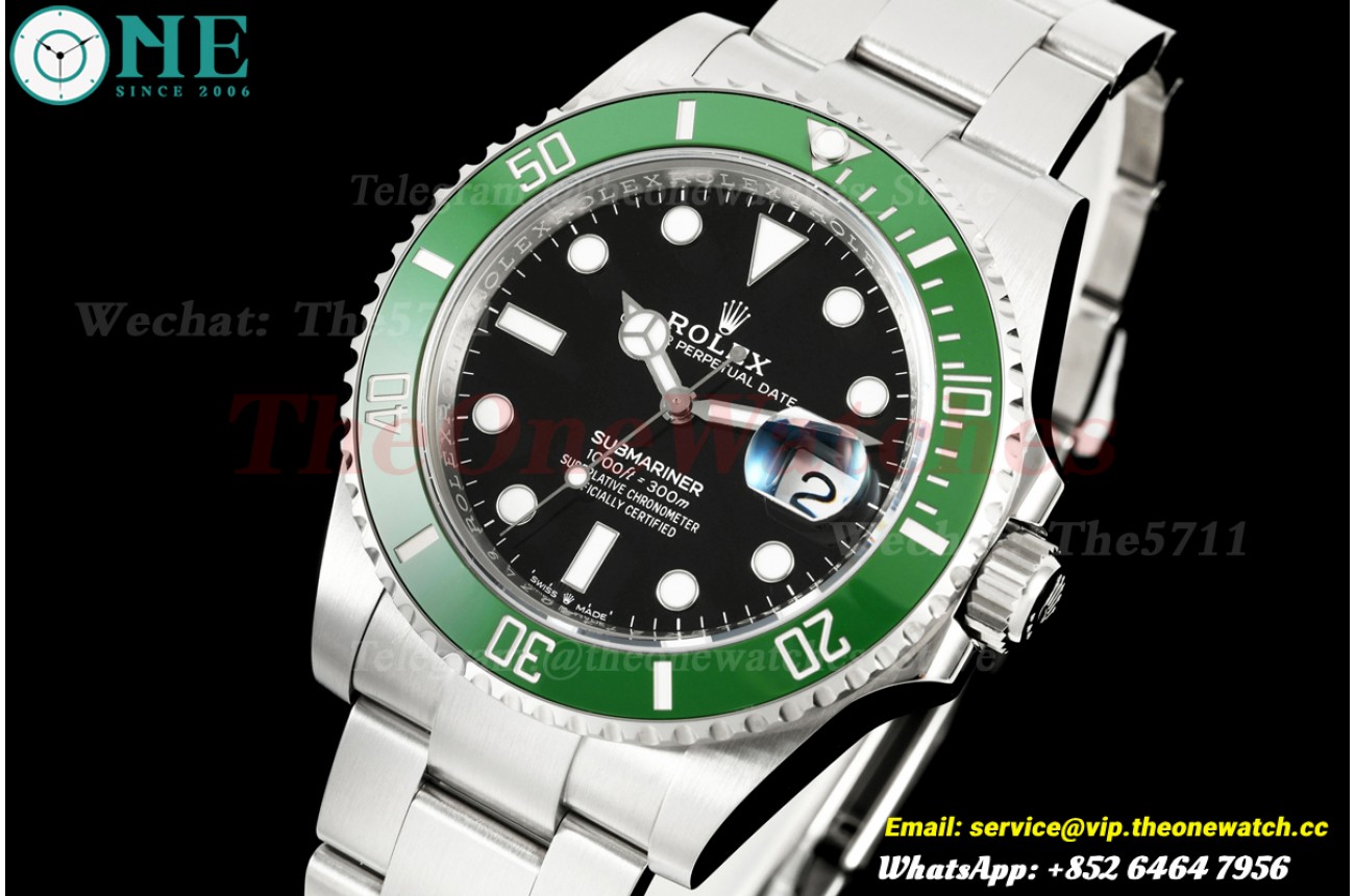 Submariner 126610LV Starbucks 41mm SS/SS Black Dial WDF JH3235 (Weighted Approx.155g) (Free Sprung)
