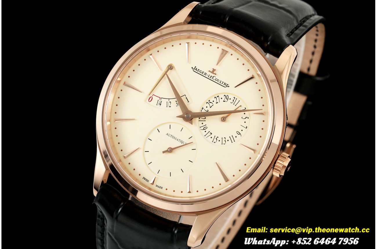Master Ultra Thin 39mm RG/LE Cream Dial APSF DD938