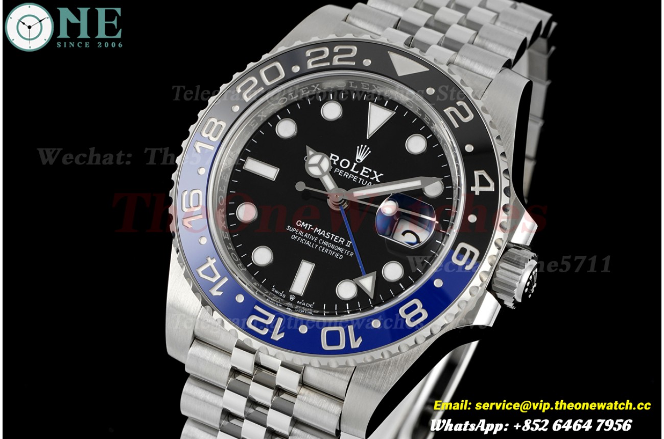 GMT Master II 126710 Batgirl 40mm Jub SS/SS Black Dial Clean Plus JH3285