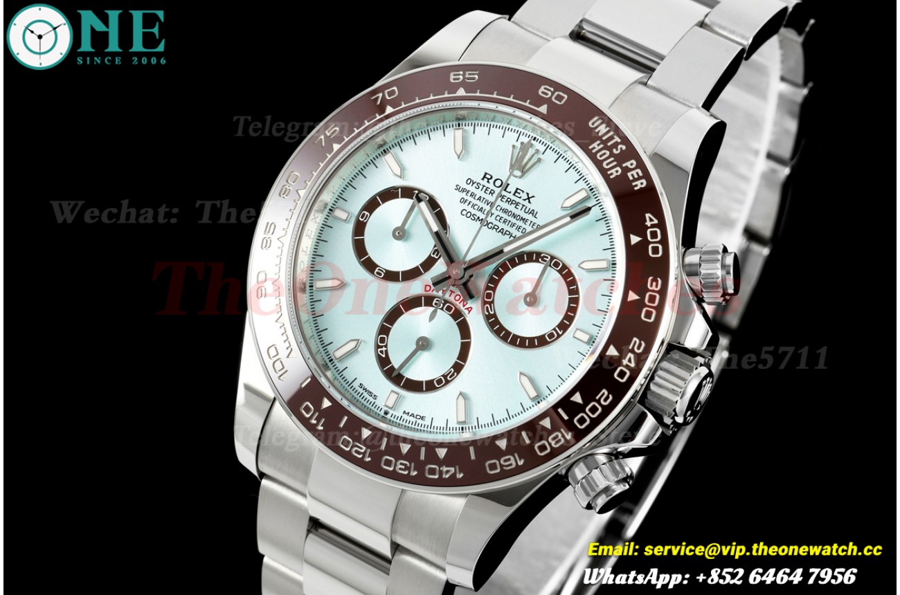 Daytona 126506 40mm SS/SS Ice Blue/Stk WDF JH4131 (Free Sprung)