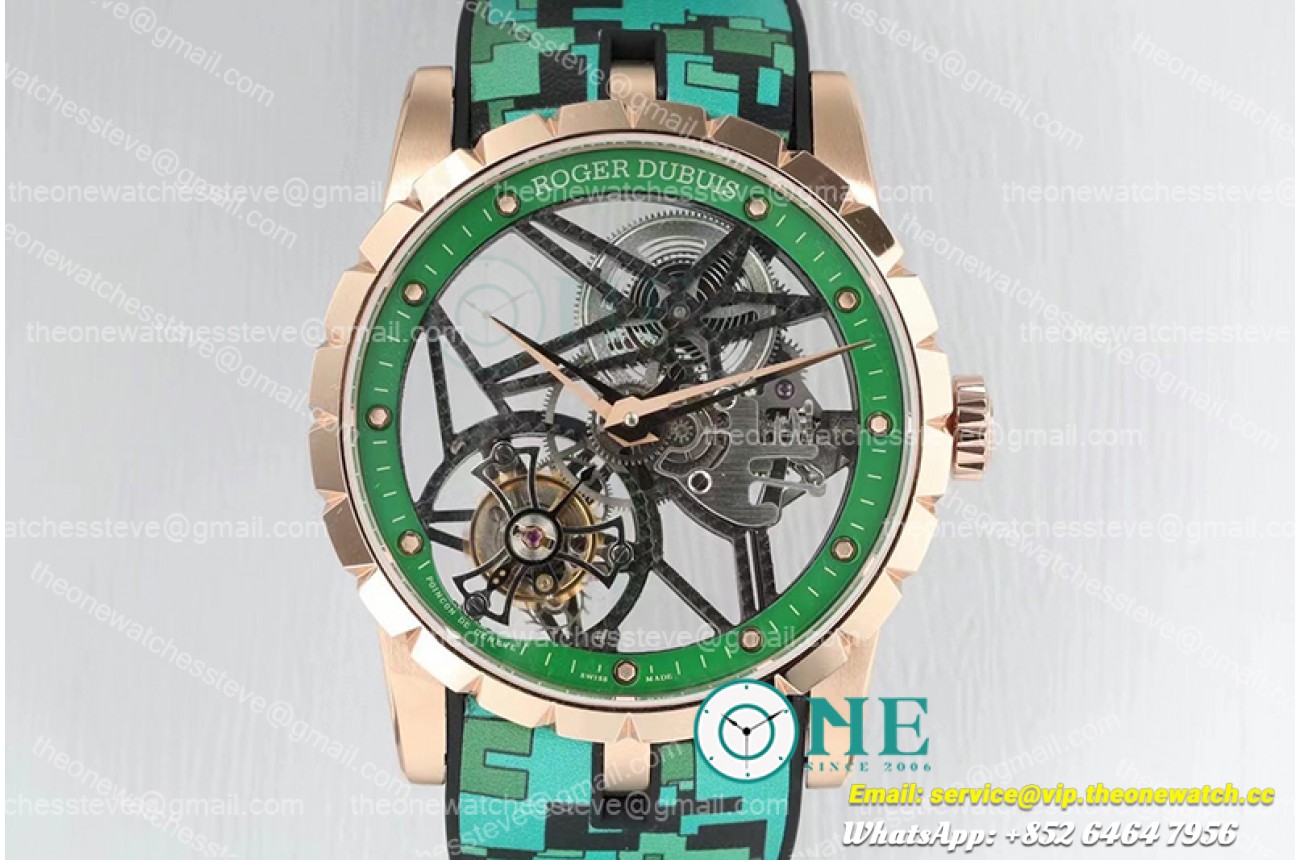 Roger Dubuis - Excalibur Flying Tourb Grn RG/RU Ske BBSF RD509SQ