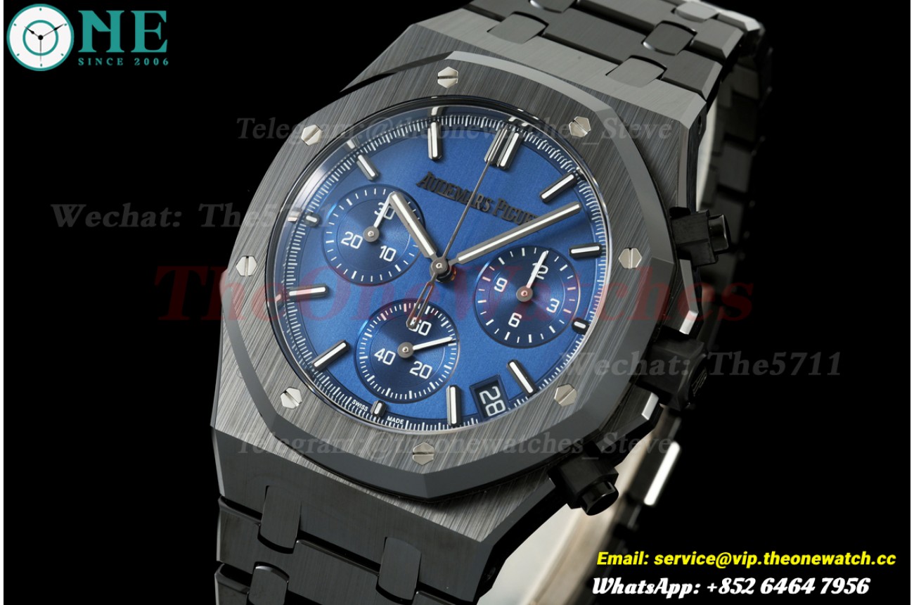 Royal Oak Chrono 26240CE 41mm Ceramic/Cer Blue Dial DDF DD4401 (SW Dial)