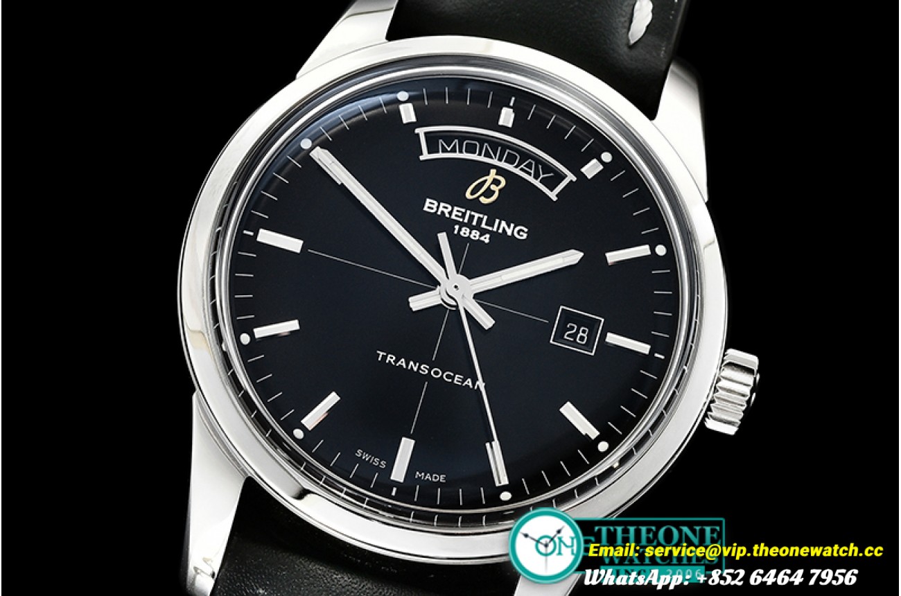 Breitling - Transocean Day Date SS/LE Black V7F Asia 2824