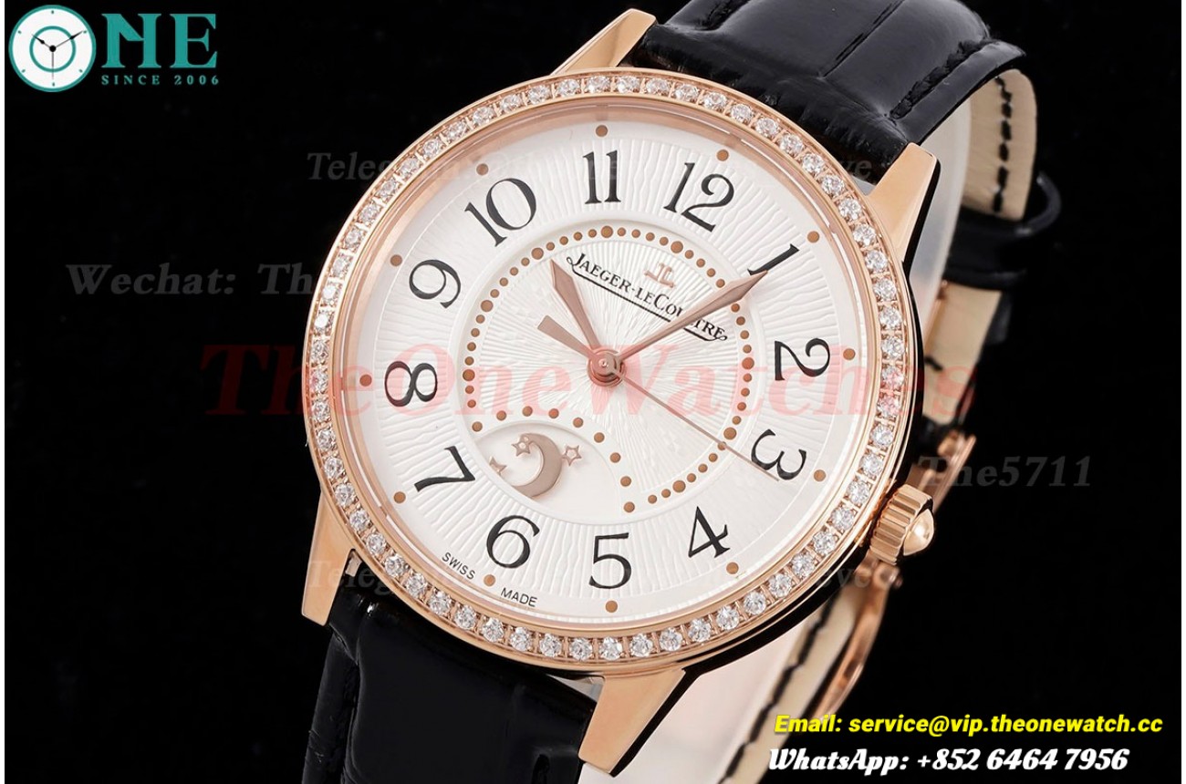Rendez-Vous 34mm RG/LE White/Num APSF A898 Super Clone