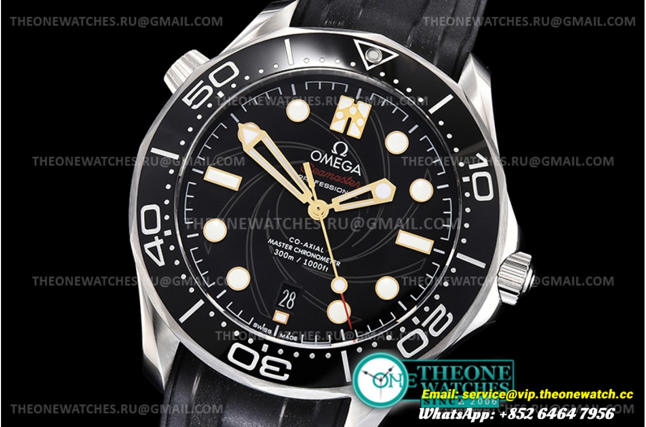 Omega - Seamaster 300m James Bond 007 2019 SS/RU OMF A8800