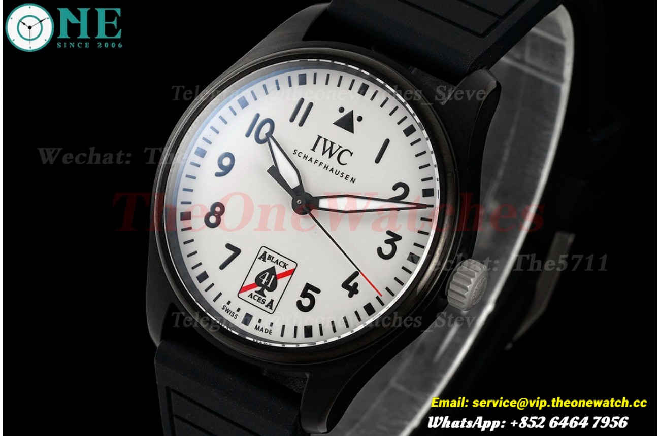 Pilot Mark Black Aces 41mm PVD/RU White Dial BLSF MY9015