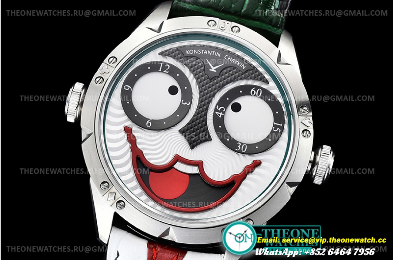Konstantin Chaykin - Konstantin Chaykin Joker SS/LE White/Grn TWF NH35A