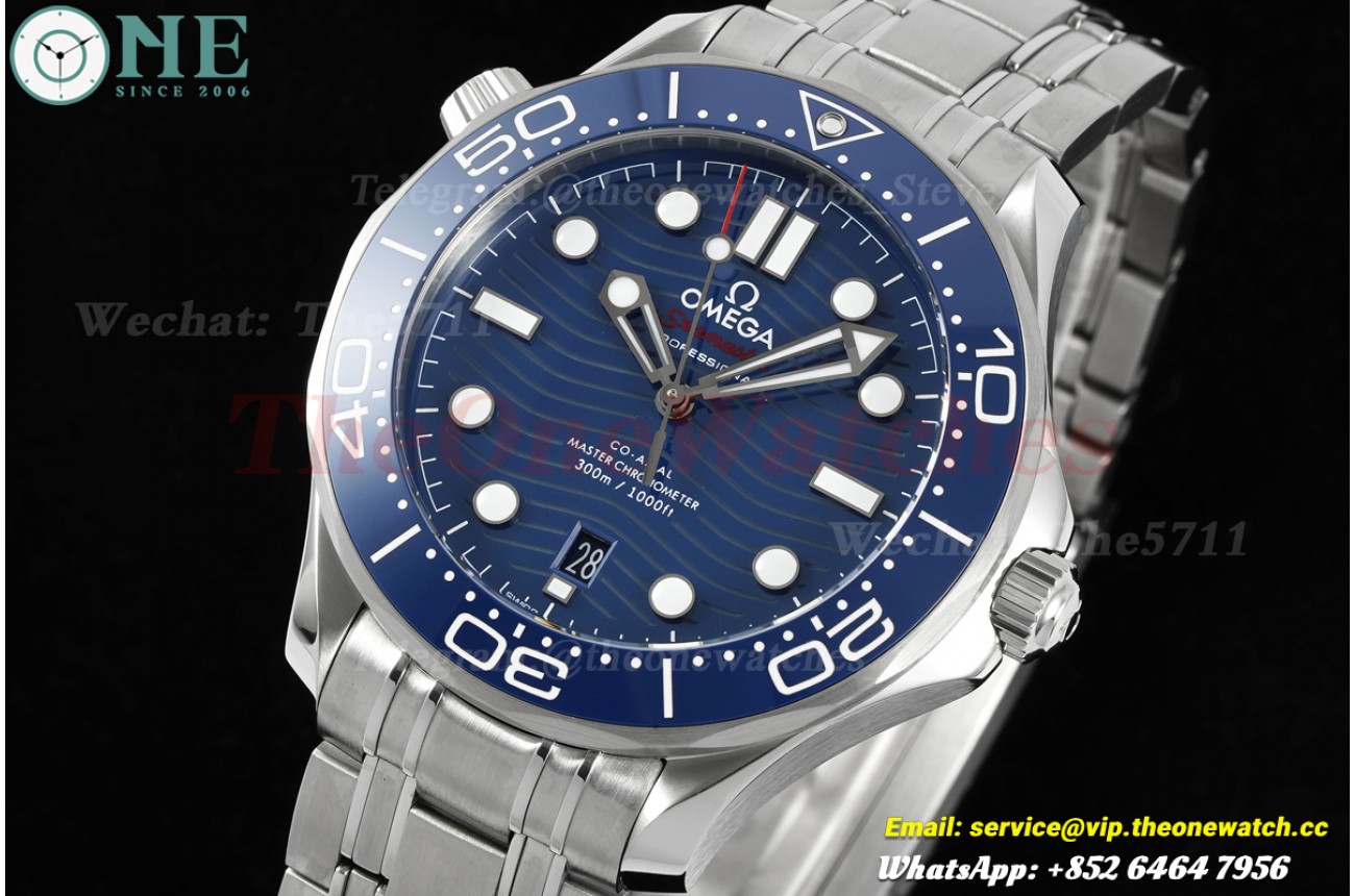 Seamaster 300m 42mm SS/SS Blue/Dot Dial ORF OR8800 Super Clone