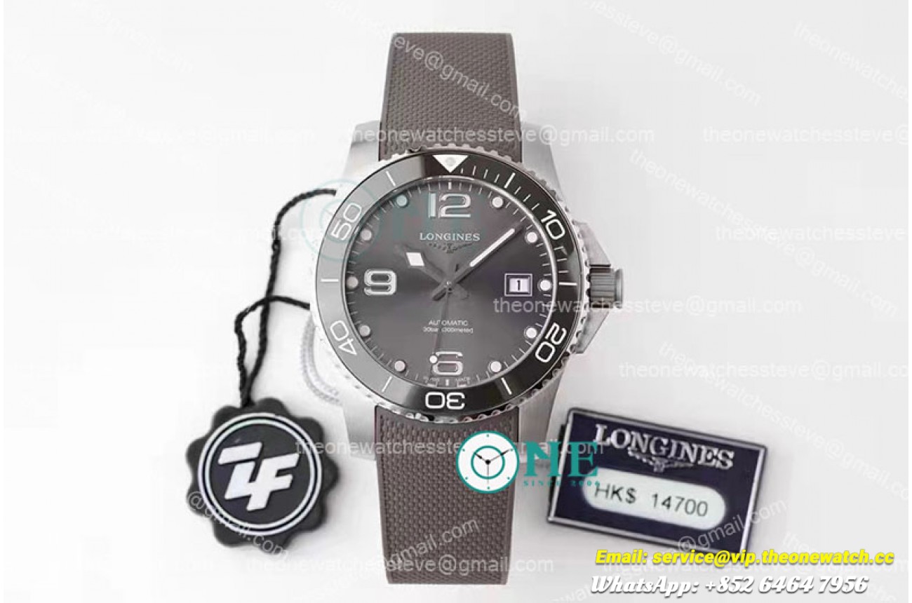 Longines - HydroConquest Mens SS/RU Black ZF Asia 2824