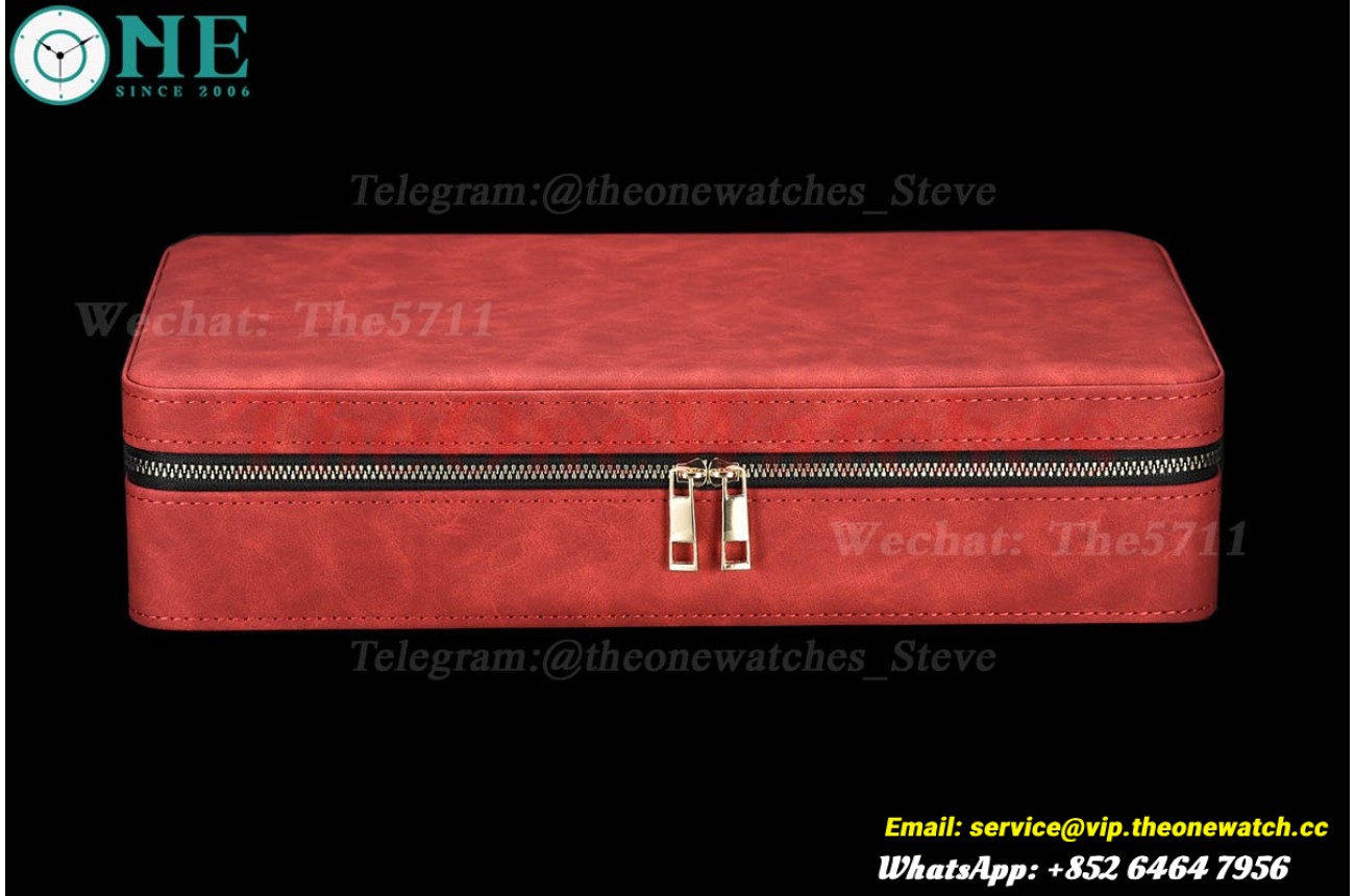 Watch Organizer Travel Box 12Pcs (Red)