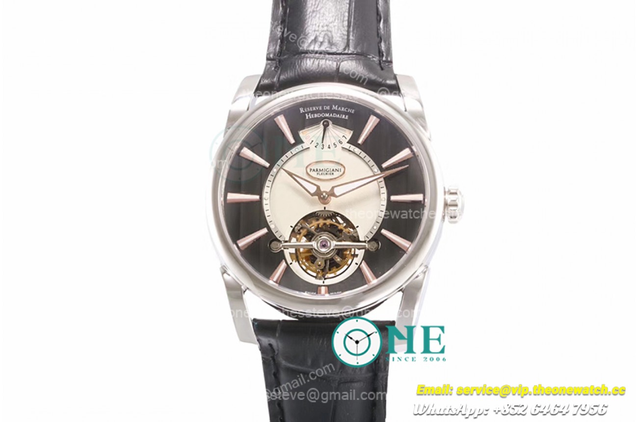 Parmigiani Fleurier - Reserve De Marche Hebdomadaire SS/LE Black JBF Tourb