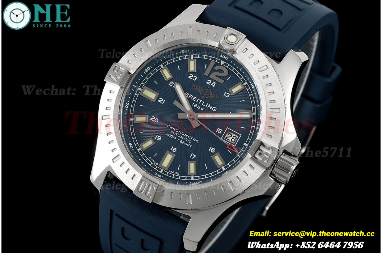 Colt Automatic 44mm SS/RU Blue Dial TF A2824