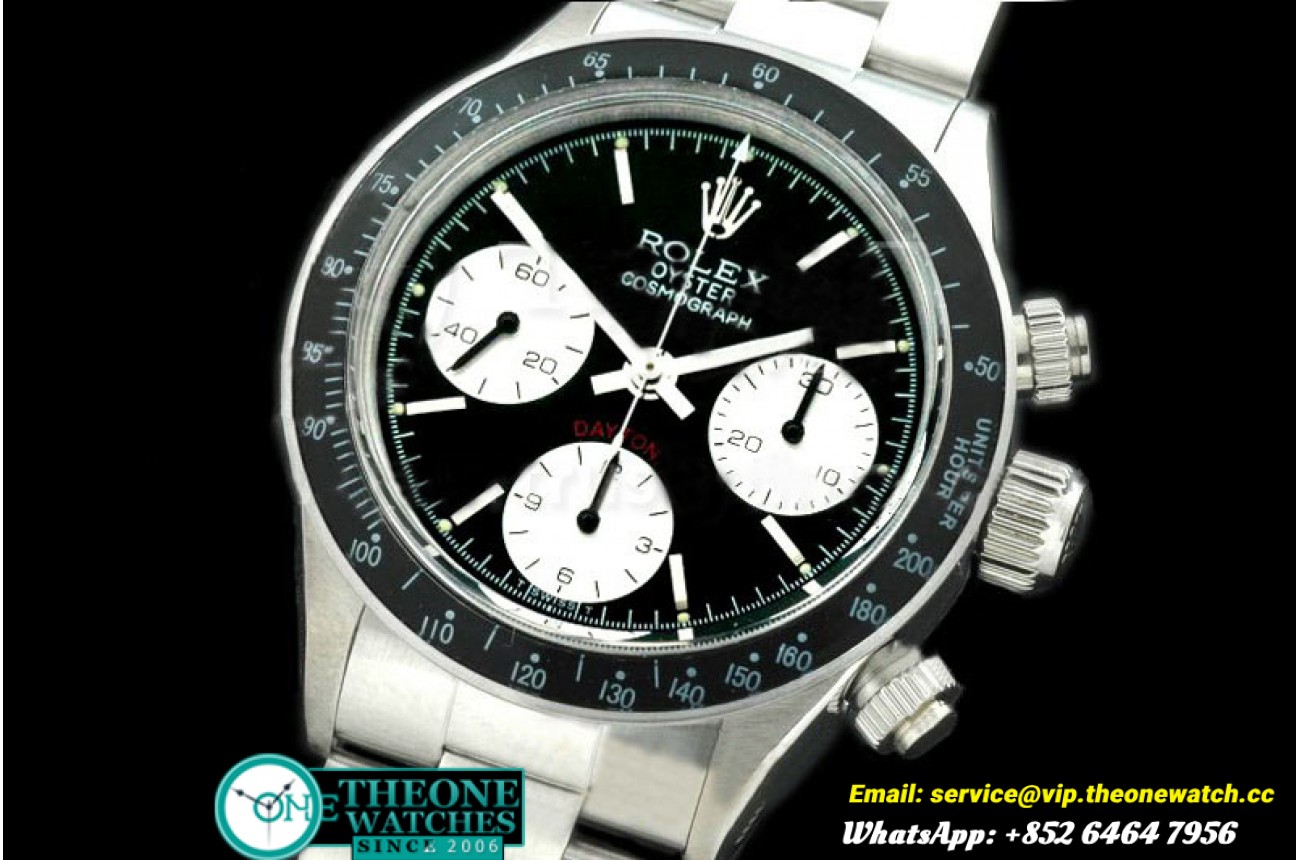 Rolex - 6263 SS/SS Black Asian Venus 75 H/W