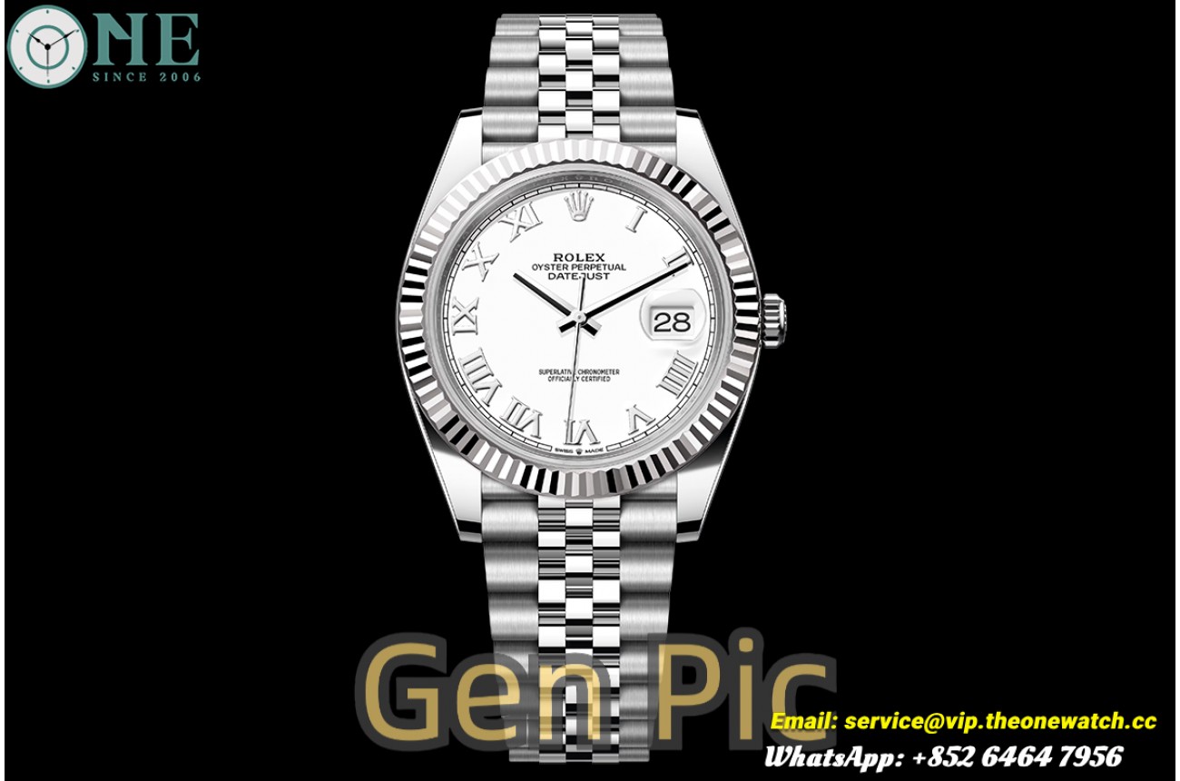 Datejust 126334 41mm SS/SS White/Rmn VSF V2 DD3235