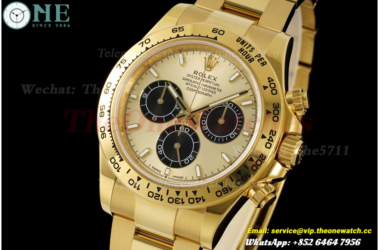Daytona 126508 40mm YG/YG Gold/Stk BTF SH4131