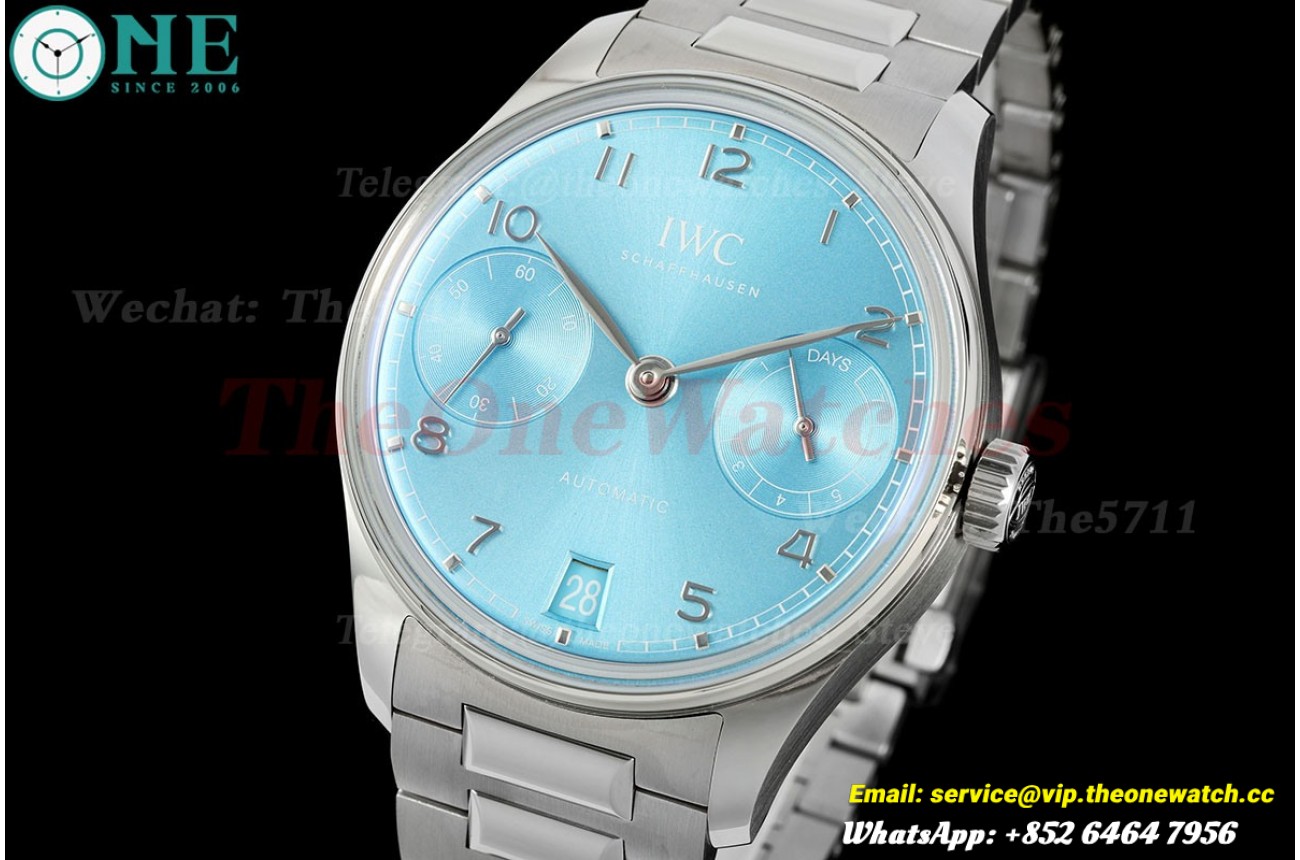 Portugieser 7 Days 2024 42mm RG SS/SS Ice Blue Dial APS A52010