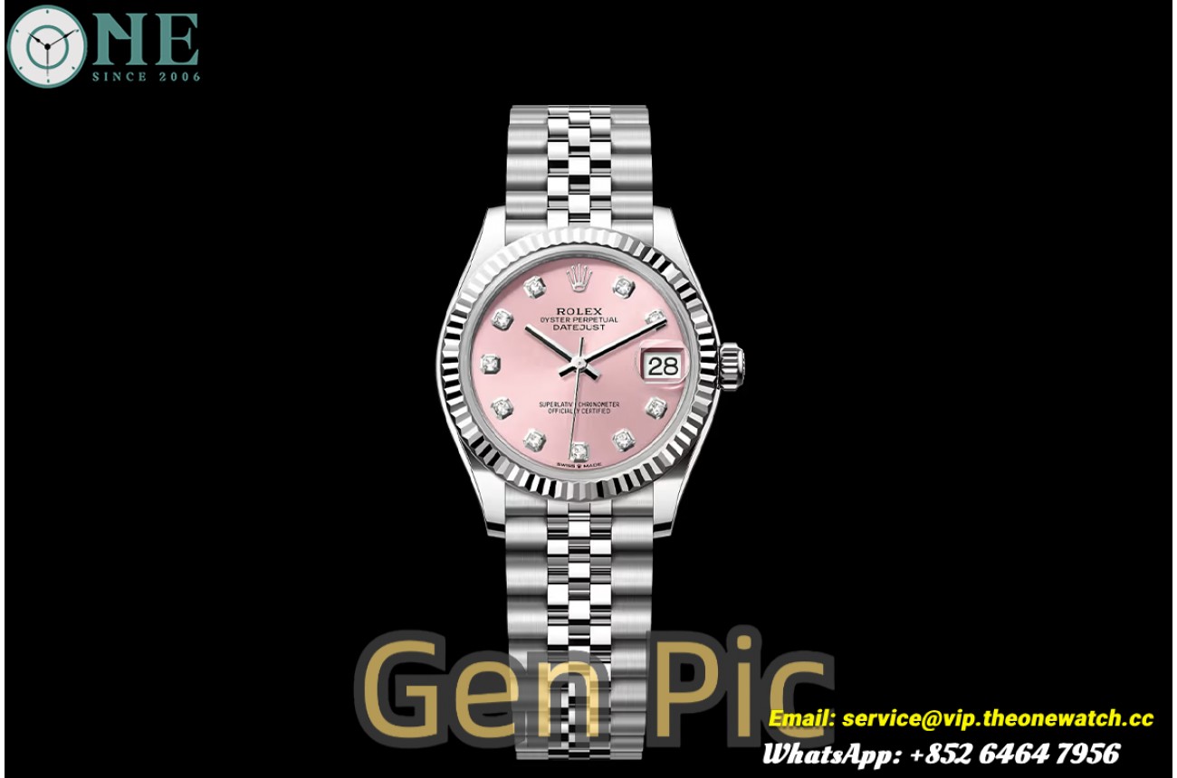 Datejust 278274 31mm Jub SS/SS Pink/Dia ARF A2236