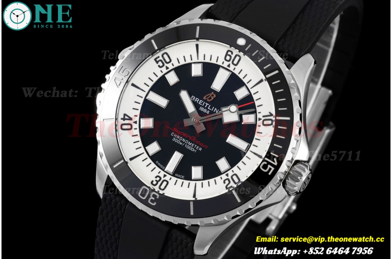 Superocean 42mm SS/SS Black Dial BLF A2824