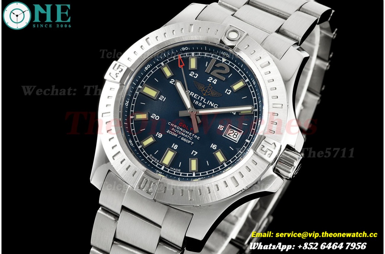 Colt Automatic 44mm SS/SS Blue Dial TF A2824