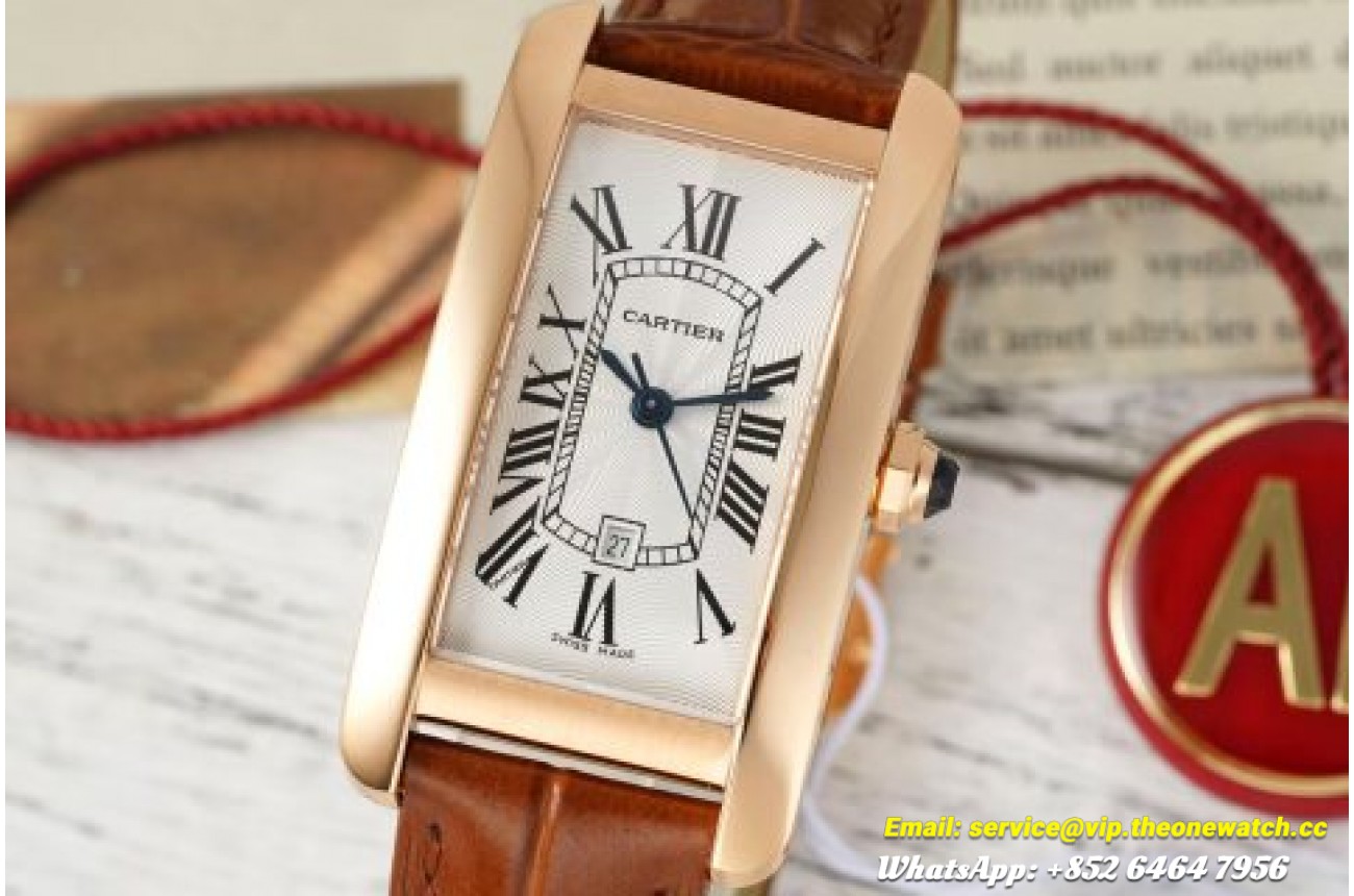 Tank Francaise 22.6mm RG/LE White Dial AF Quartz