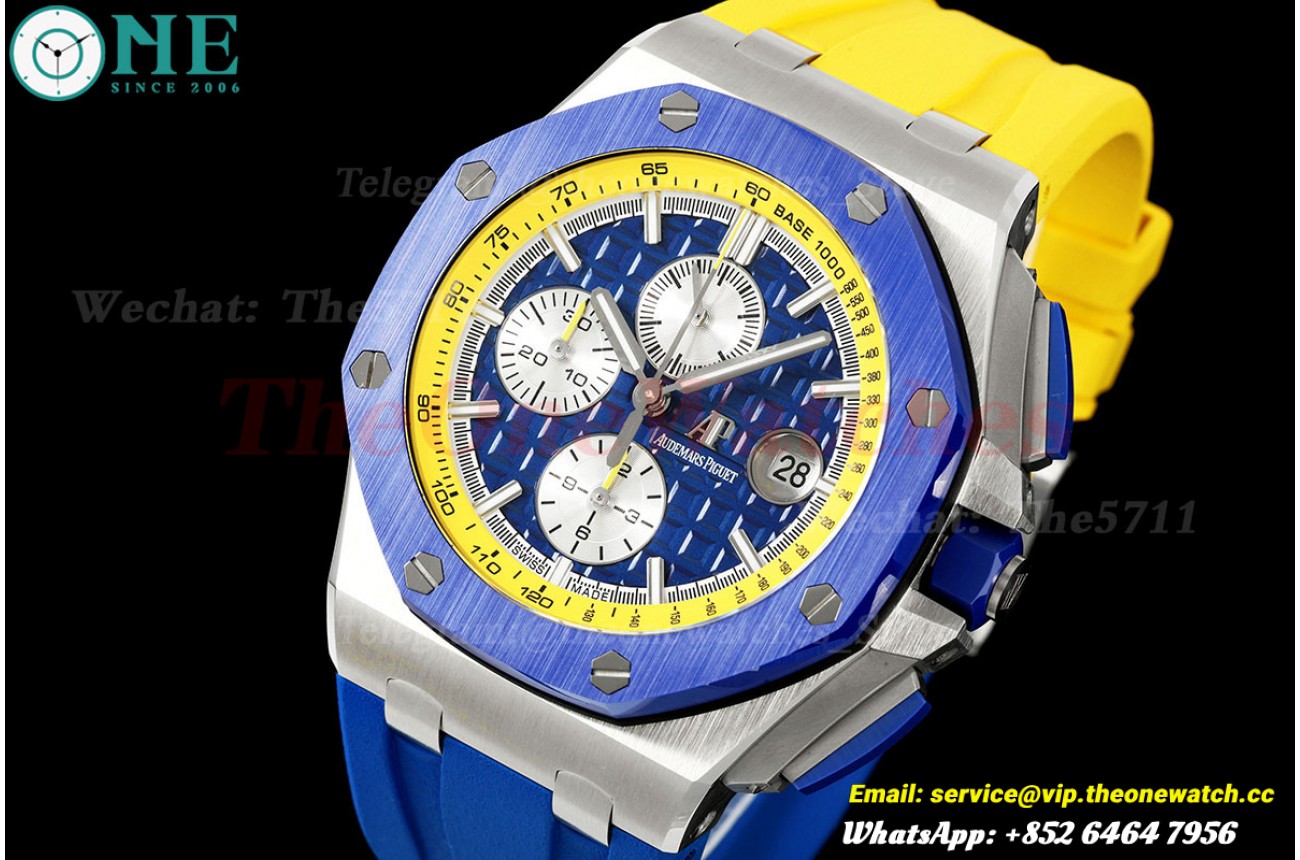 Royal Oak Offshore 26400SO 44mm SS/RU Blue Dial JF A3126