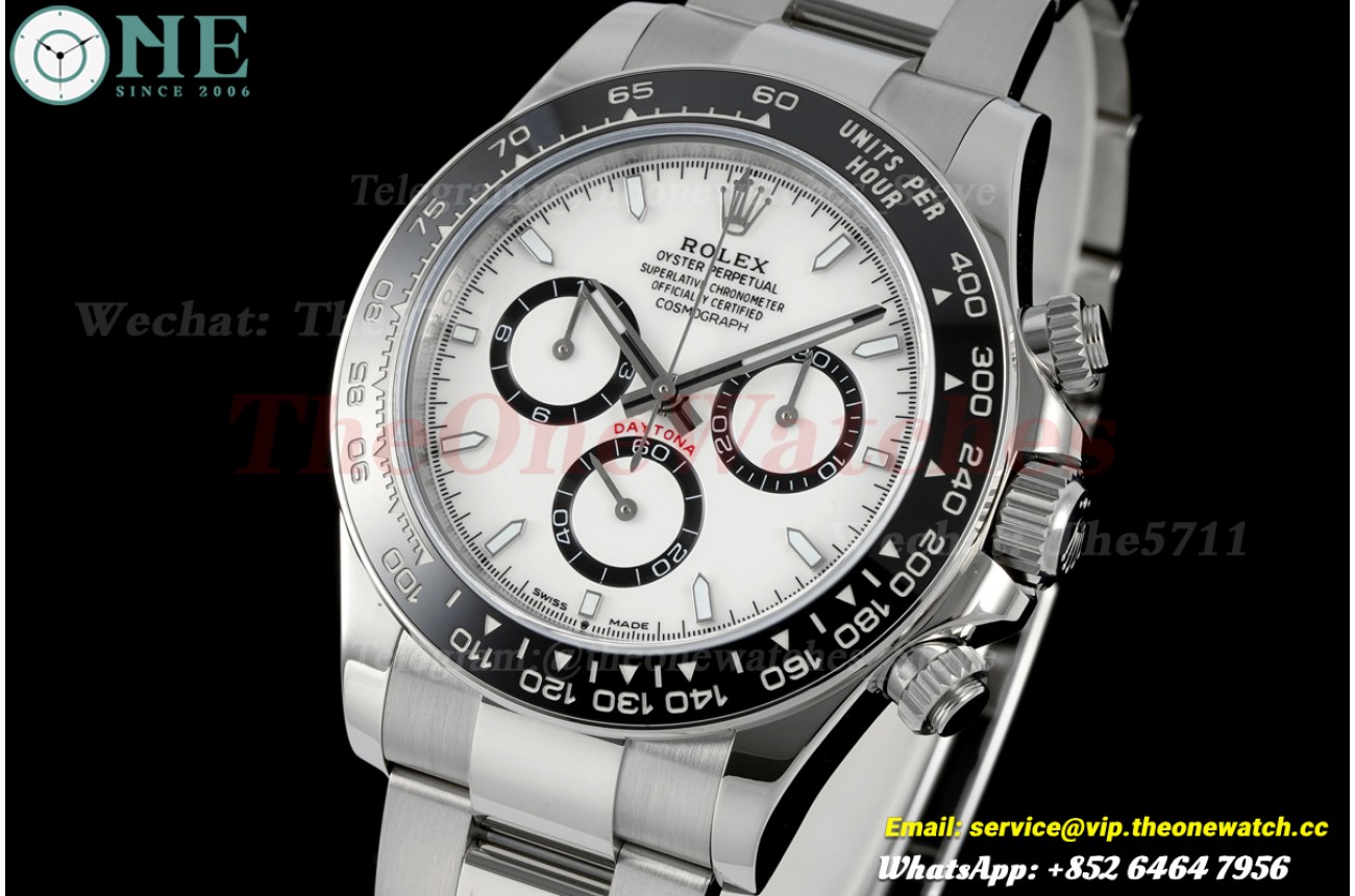 Daytona 126500 40mm SS/SS White/Stk BTF SH4131
