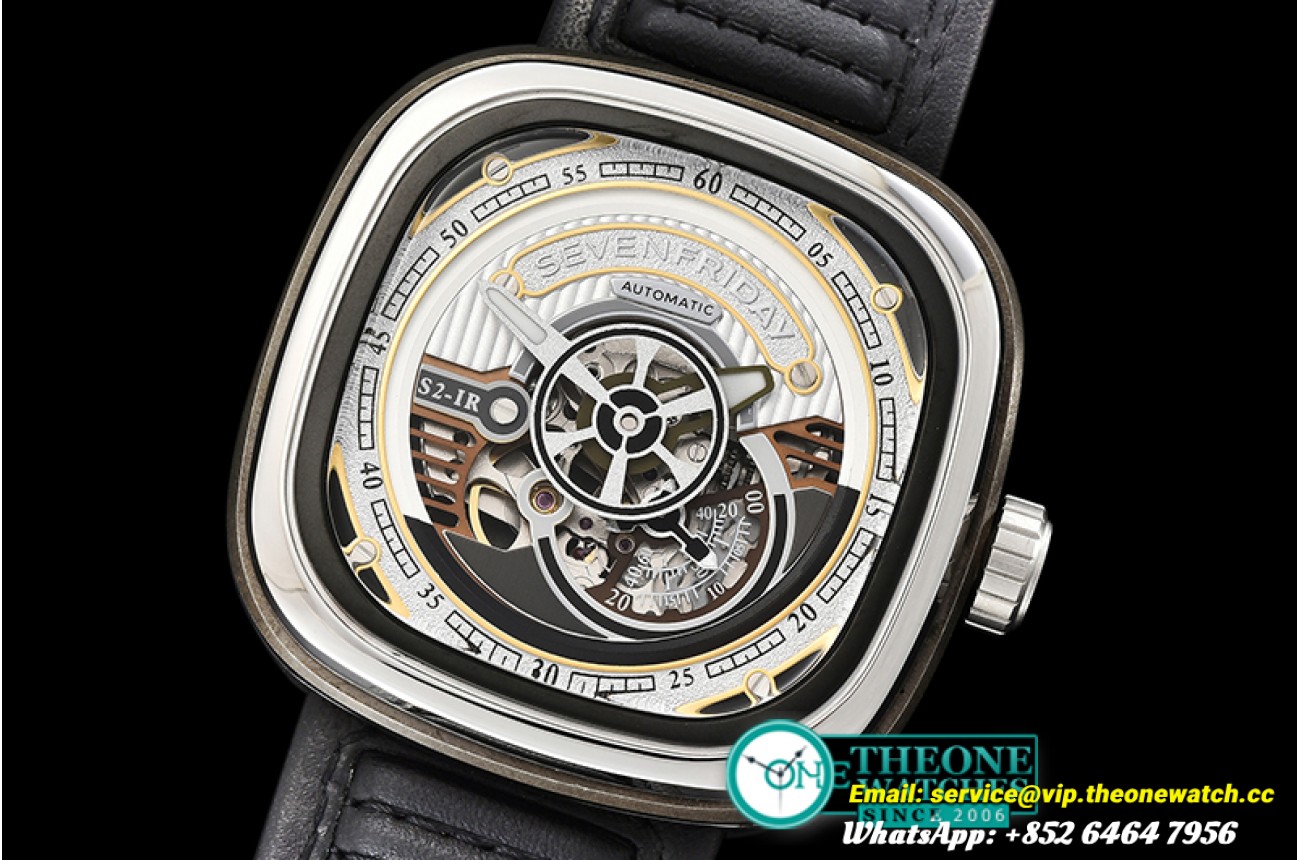 SevenFriday - SevenFriday S2/01 S Series SS/PVD/LE White Jap Miyota
