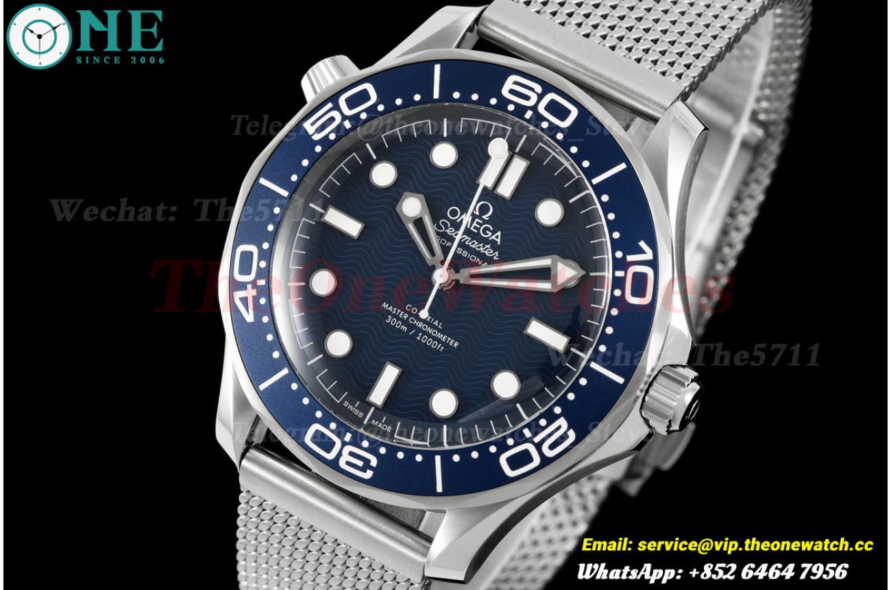 Seamaster 300m James Bond 60th 42mm SS/SS Blue Dial VSF VS8806
