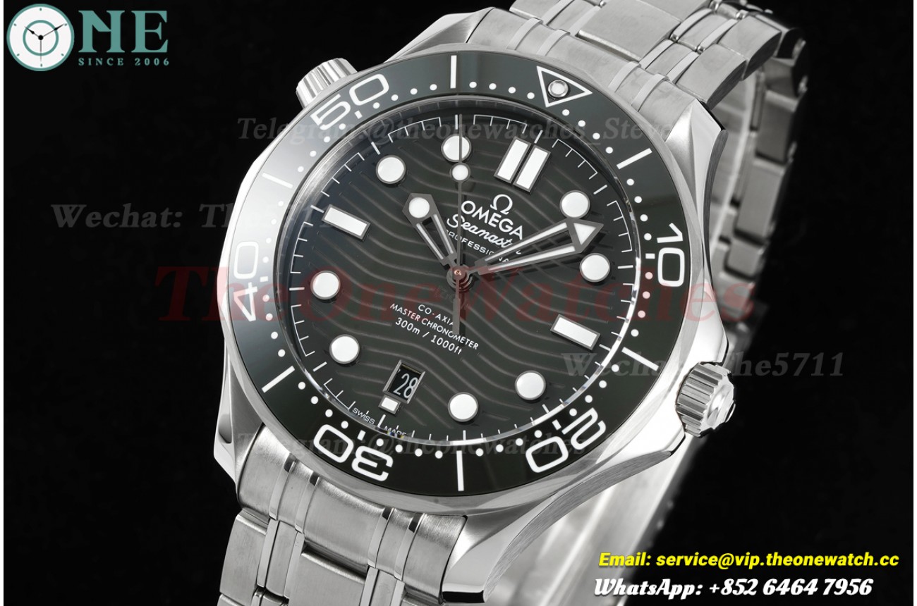 Seamaster 300m 42mm SS/SS Green/Dot Dial ORF OR8800 Super Clone