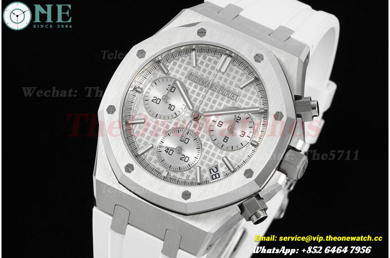 Royal Oak Chrono 26240ST “50th Anniversary” 41mm SS/RU Silver Dial DDF DD4401 (SW Dial)