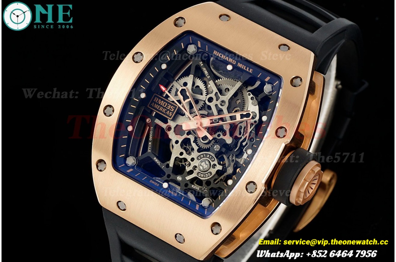 RM035 Americas RG/RU Skeleton Dial Sonic RMUL1