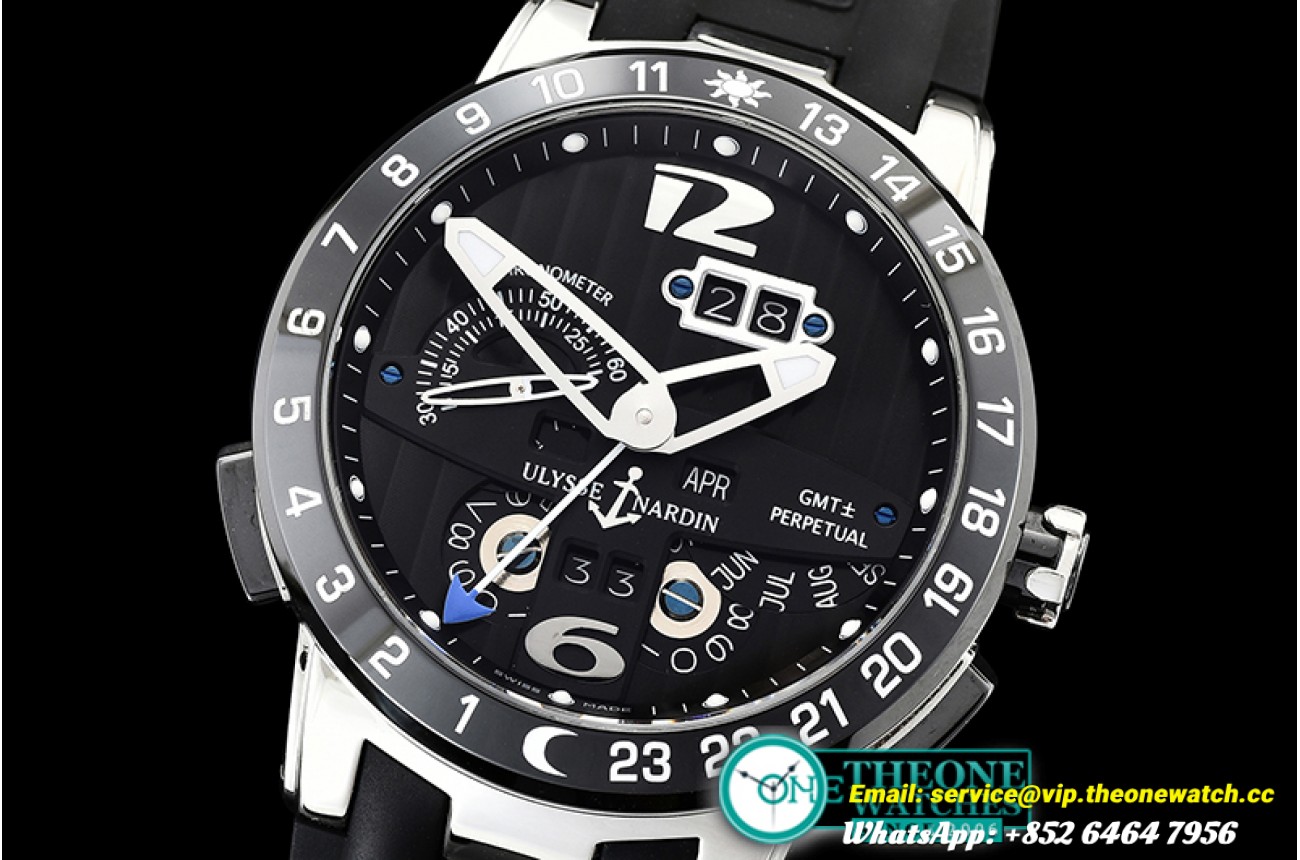 Ulysse Nardin - Executive Toro 326-03 Automatic SS/RU Black Asia 23J