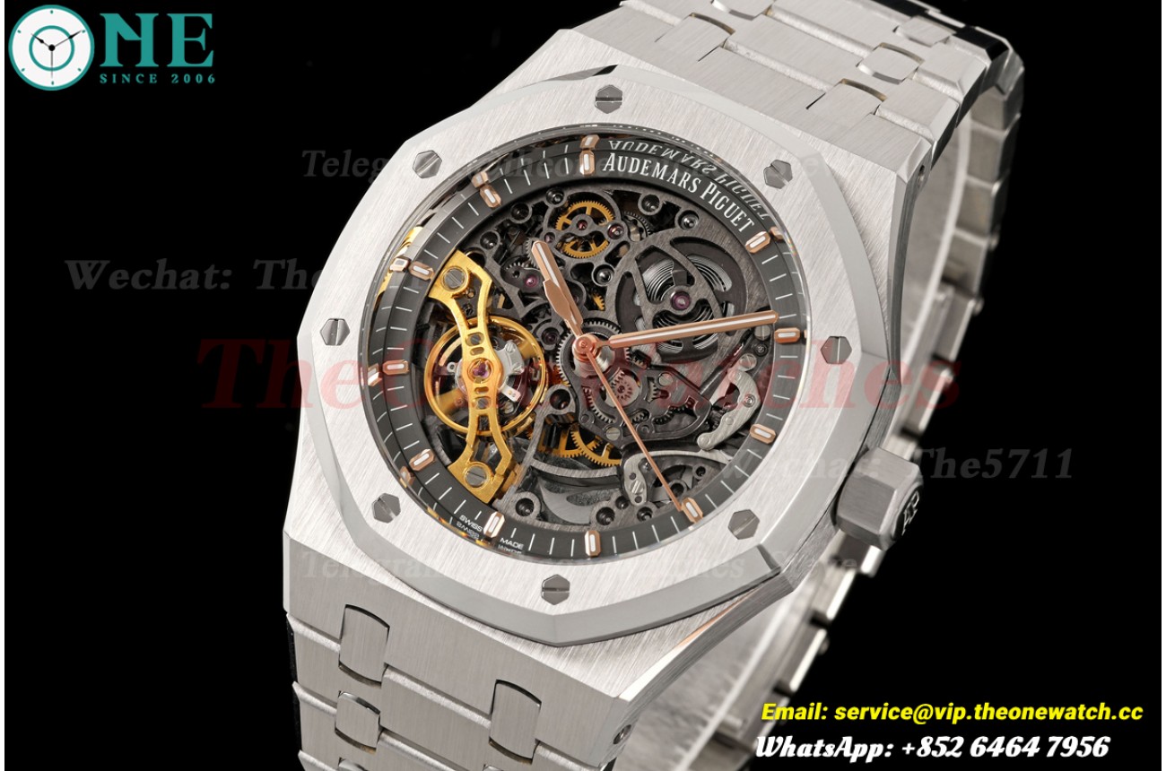 Royal Oak 15407 41mm SS/SS Skeleton Dial DDF SA3132