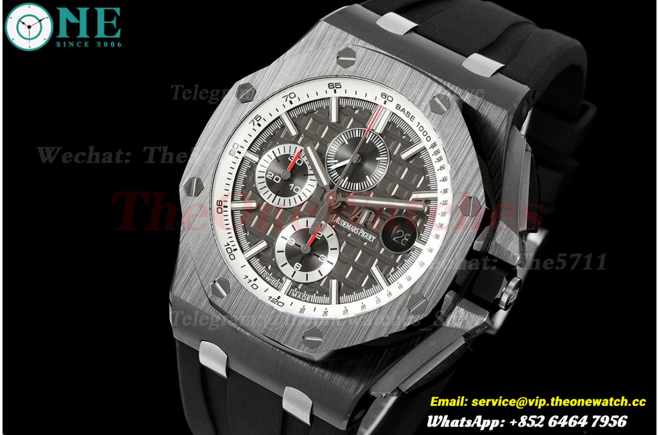 Royal Oak Offshore 26405CE 44mm Black Ceramic/RU Black Dial JF A3126