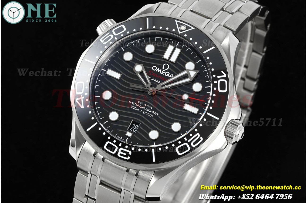 Seamaster 300m 42mm SS/SS Black/Dot Dial ORF OR8800 Super Clone