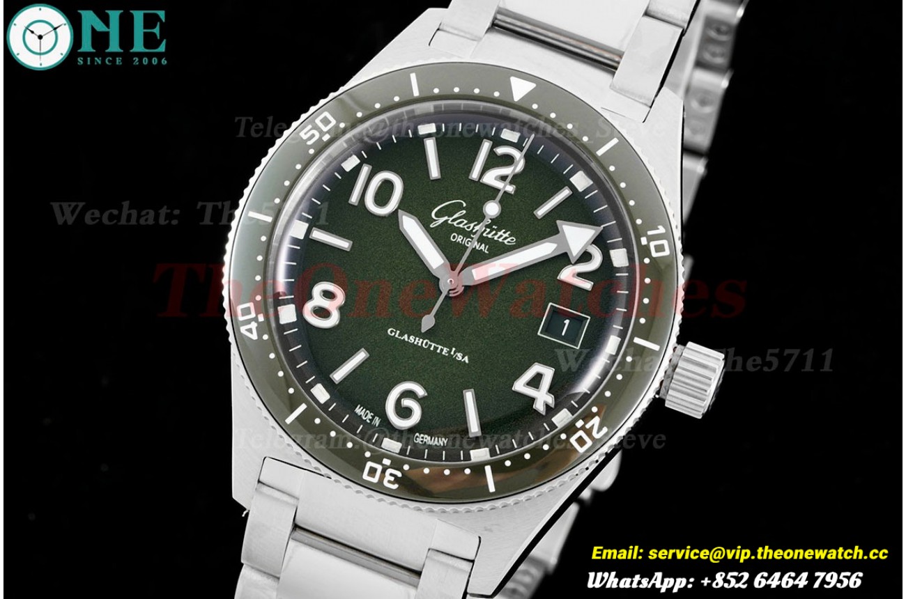 Spezialist Diver 39.5mm SS/SS Green/Num RXWF SW200