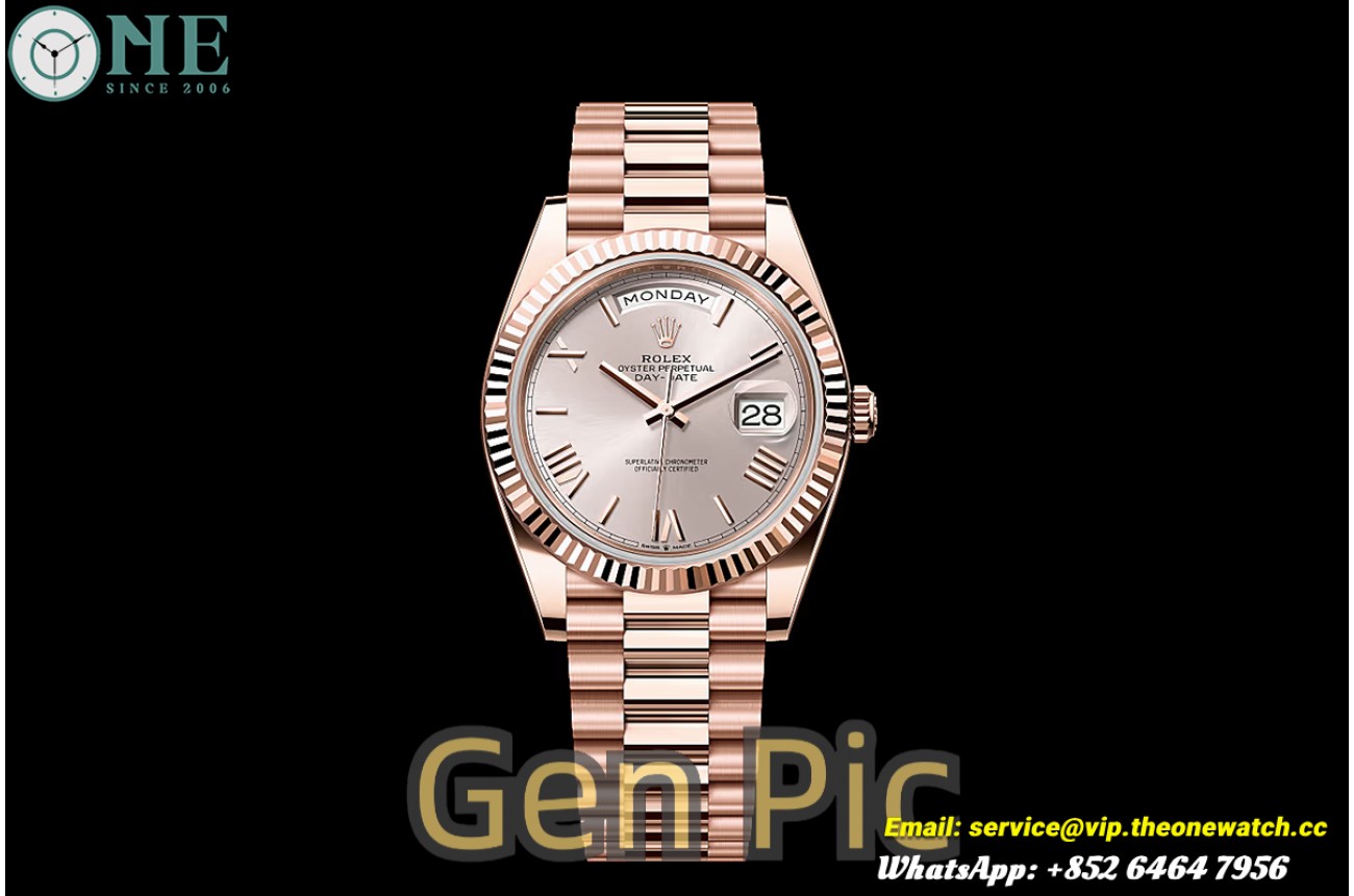 DayDate 228235 40mm RG/RG Champagne/Stk VSF V2 DD3255 (Weighted Approx.182g)