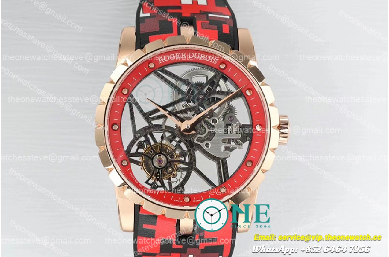 Roger Dubuis - Excalibur Flying Tourb Red RG/RU Ske BBSF RD509SQ