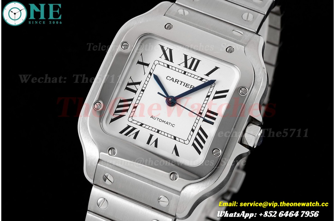 Santos De Cartier 35mm SS/SS White Dial BVF A9015