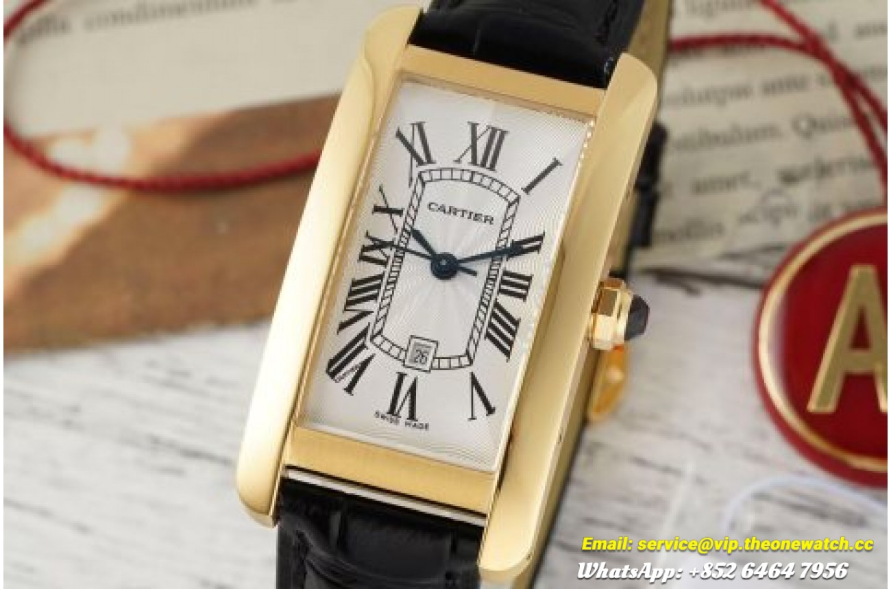 Tank Francaise 22.6mm YG/LE White Dial AF Quartz