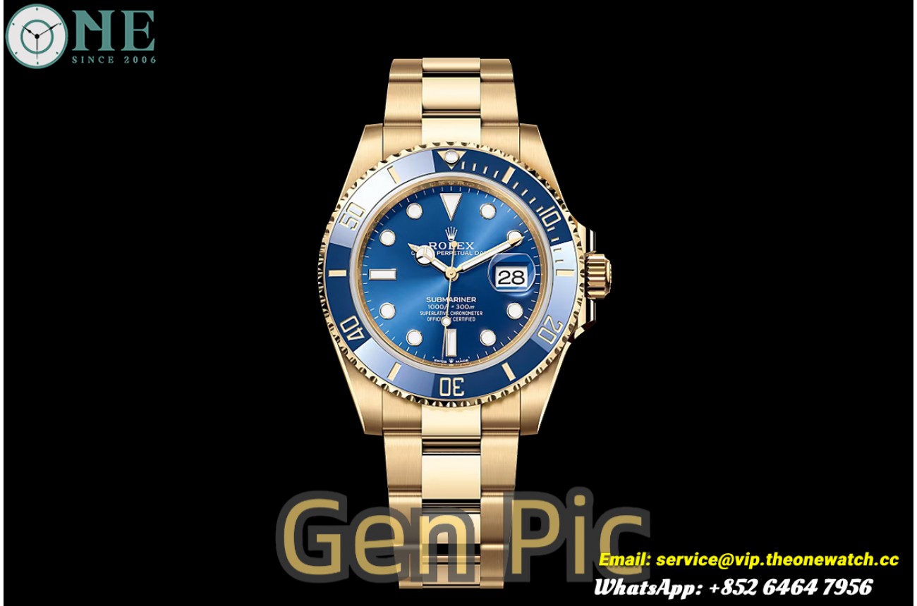 Submariner 126618LB 41mm YG/YG Blue Dial VSF V2 DD3235 (Weighted Approx.180g)