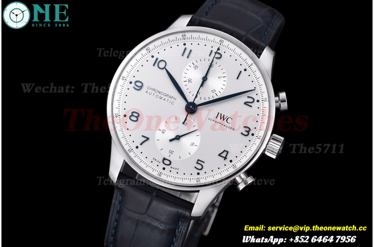 Portugieser Chrono IW371605 41mm SS/LE White/Num ZF A69355