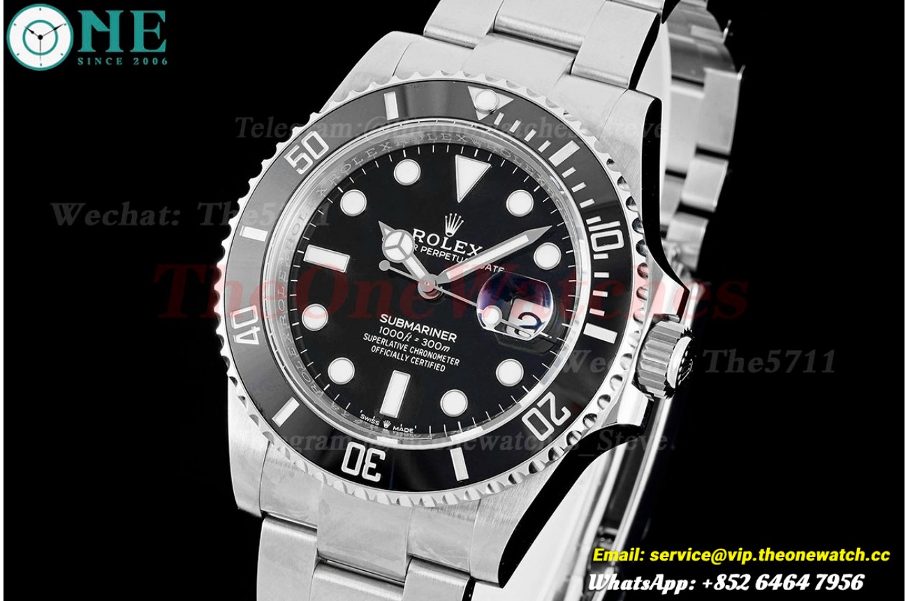 Submariner 126610LN 41mm SS/SS Black Dial VSF DD3235