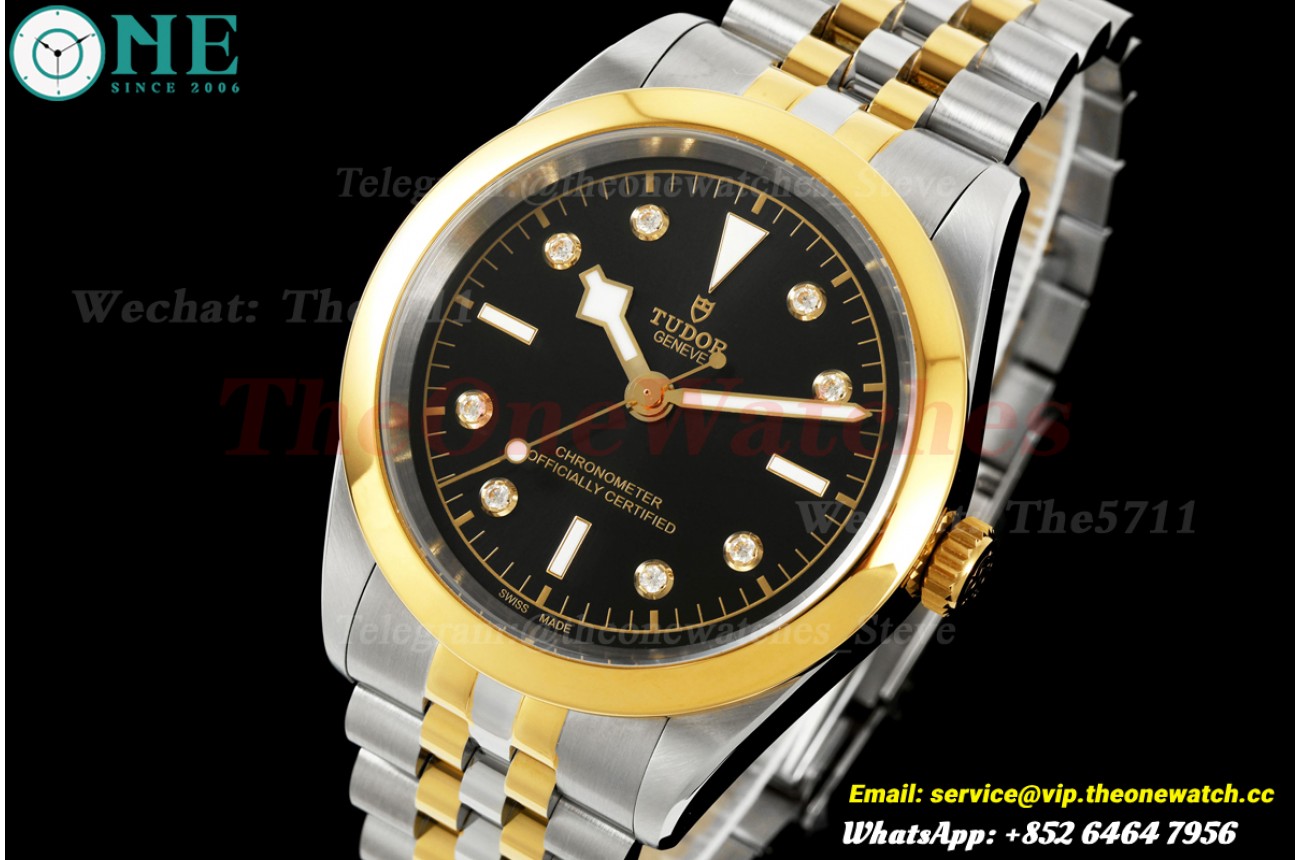 Black Bay One 41mm Jub SS/YG Black/Dai Dial HTF A26j