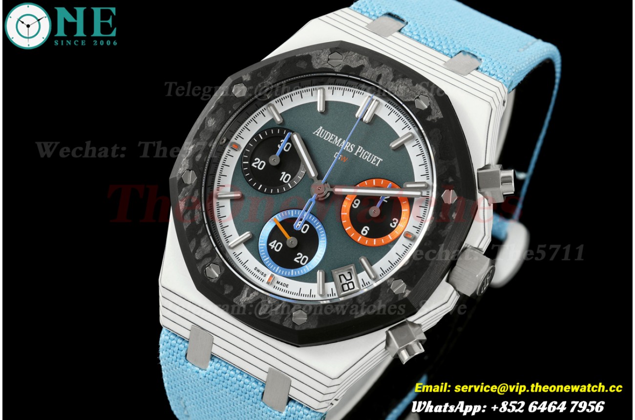 Royal Oak Chrono DIW 26240 41mm Quartz Fiber/NY Green Dial APF SH4401