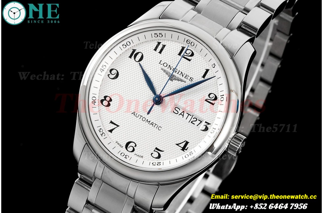 Master Collection DayDate 38.5mm SS/SS White Dial XF A2836