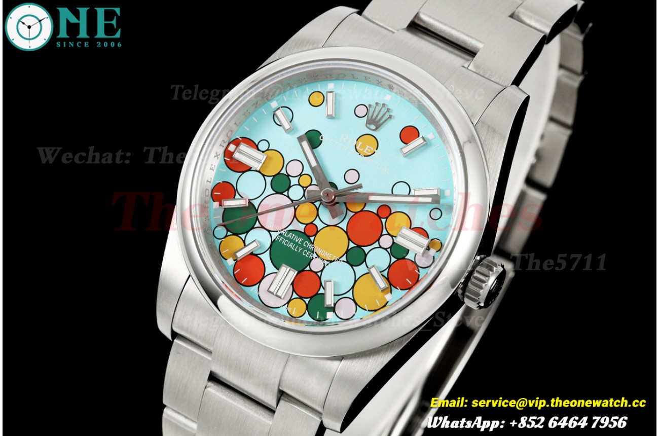 Oyster Perpetual 126000 36mm SS/SS Celebration Dial QF JH3230 (Free Sprung)