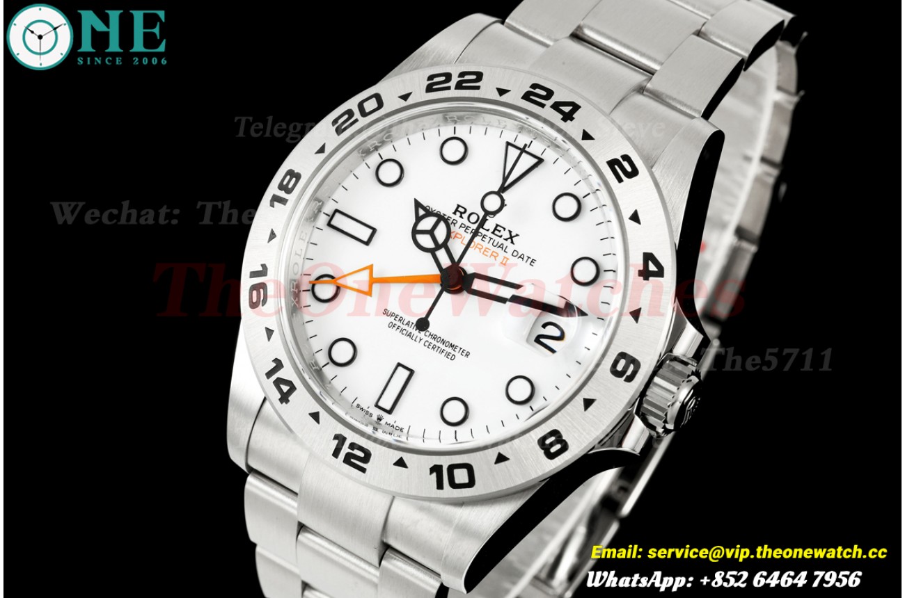 Explorer II 226570 42mm SS/SS White Dial Clean Plus DD3285(Weighted Approx.163g)