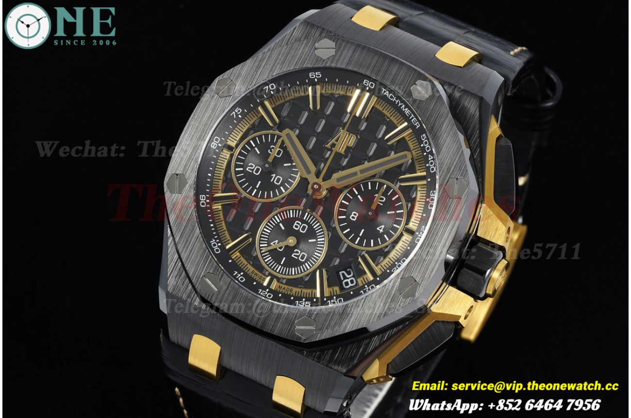 Royal Oak Offshore 26420 43mm Ceramic/LE Black/Wht APPF A4401
